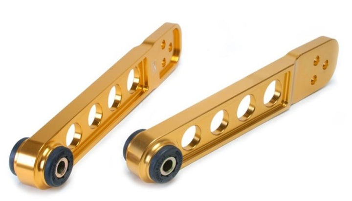 Skunk2 Rear Lower Control Arm Set - Honda Civic 2001-2005 - Gold Anodized - Includes Socket Tool