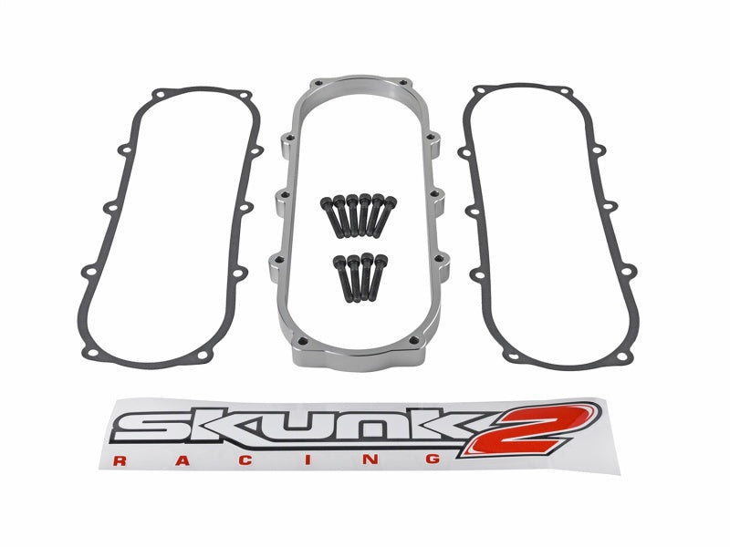 Skunk2 Ultra Street Intake Manifold Plenum Spacer 0.5L Silver - Honda Acura B/K, view 2