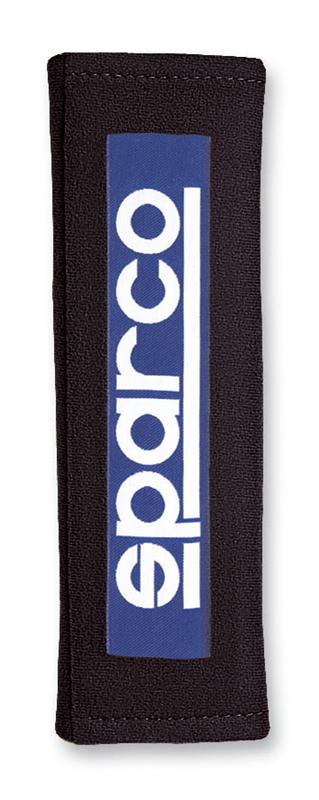 Sparco 3in Racing Harness Belt Pads - Black - Pair