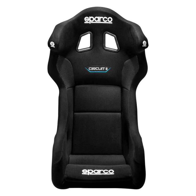 Sparco Circuit II QRT Fiberglass Racing Seat - Size Large - Black, view 3