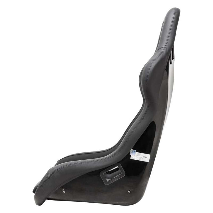 Sparco EVO L Performance Racing Seat - Black Leather/Alcantara, view 2
