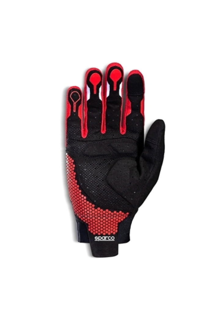 Sparco Hypergrip+ Sim Racing Gaming Gloves Touchscreen Size 10 - Black/Red