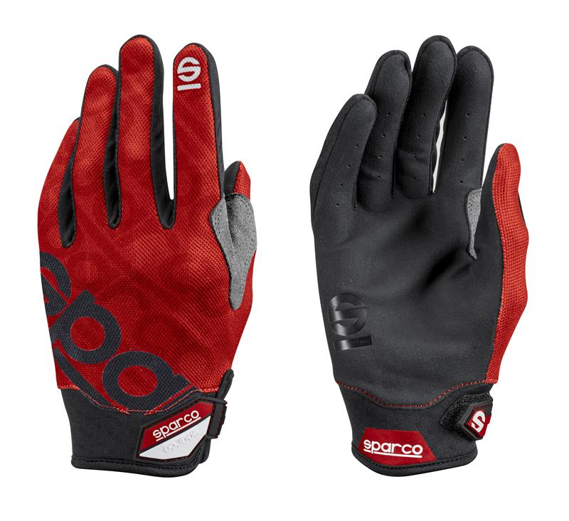 Sparco Meca 3 Mechanics Gloves - Red Medium