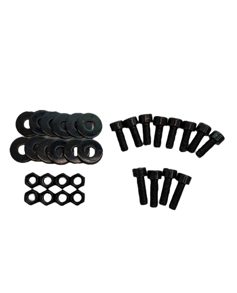 Sparco Seat Hardware Spacer Kit - Side Mount - Black Zinc