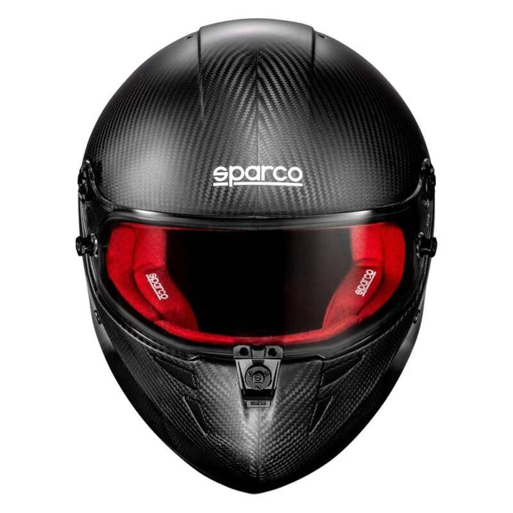 Sparco Stealth RF Carbon Racing Helmet - Carbon - Red Interior - Size Medium