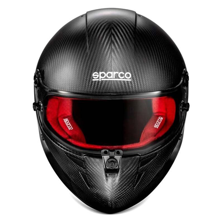 Sparco Stealth RF Carbon Racing Helmet - Carbon - Red Interior - Size Medium, view 2