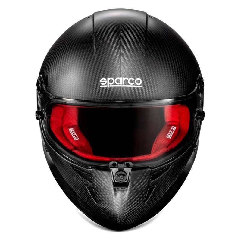Sparco Stealth RF Carbon Racing Helmet - Carbon - Red Interior - Size Medium, view 2