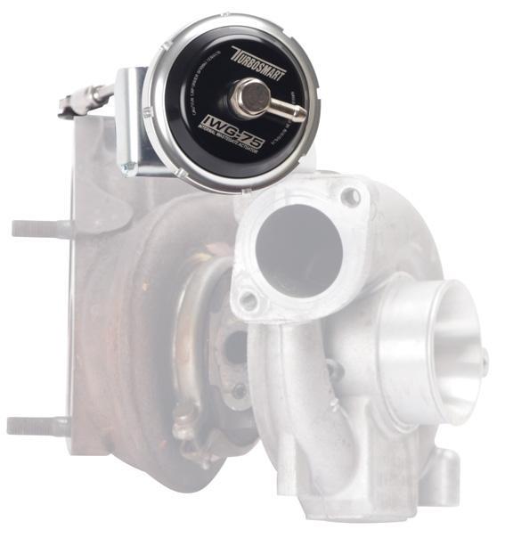 Turbosmart IWG75 Internal Wastegate Actuator - Mitsubishi Lancer Evolution X, 24 PSI, Black, view 2