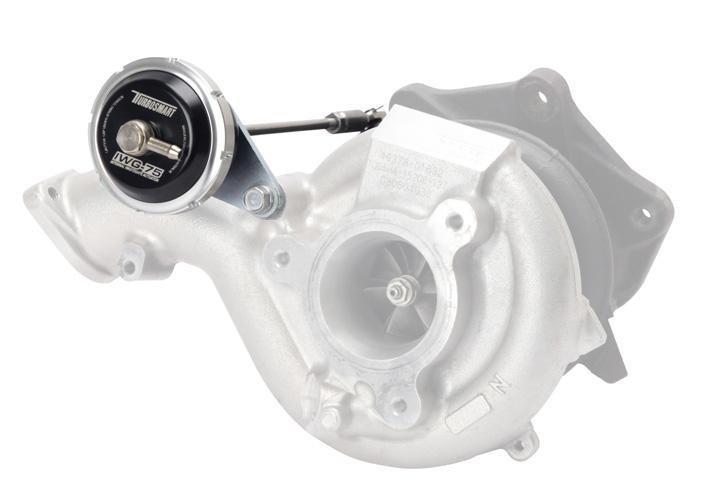 Turbosmart IWG75 Internal Wastegate Actuator - Mitsubishi Lancer Evolution X, 24 PSI, Black, view 3