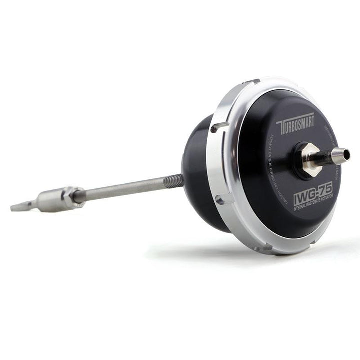 Turbosmart IWG75 Internal Wastegate Actuator - Ford Mustang 2015-2021 2.3L EcoBoost, 12 PSI, Black, view 2