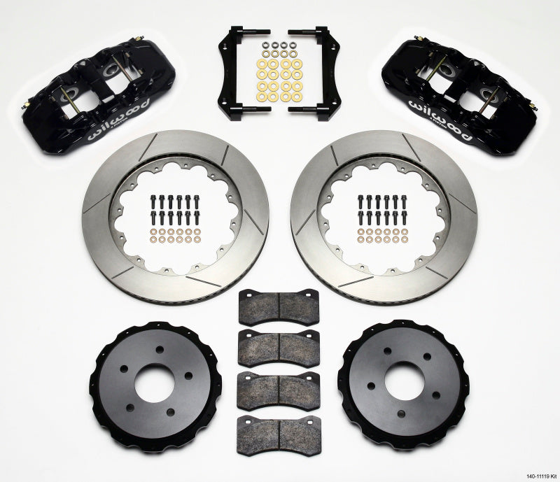Wilwood AERO4 Rear BBK 14.00in - Chevrolet Corvette, Cadillac XLR 1997-2013