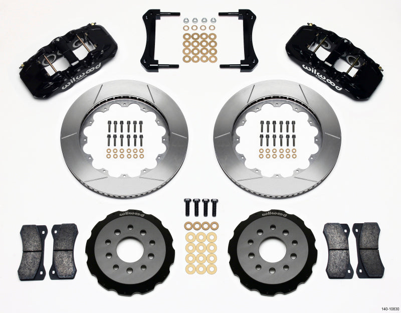 Wilwood AERO6 14in Front Big Brake Hat Kit - Ford Mustang (S197) 2005-2014