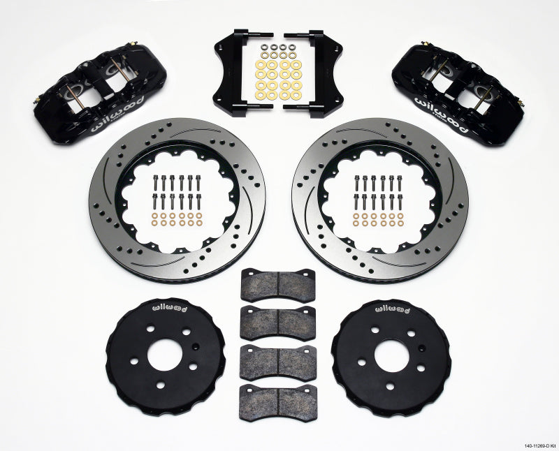 Wilwood AERO6 Front BBK 14.25in - Chevrolet Camaro 2010-2015 - Drilled