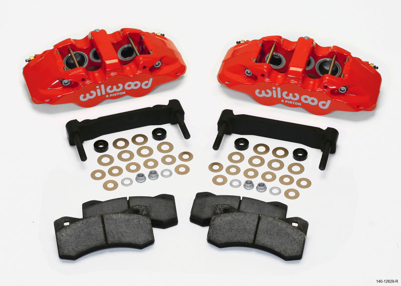 Wilwood AERO6 Front BBK - Chevrolet Corvette 1997-2013 - Red