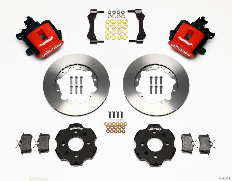 Wilwood CPB Rear Brake Kit - Acura Integra / Honda Civic 1990-2001 (11.00in Red)