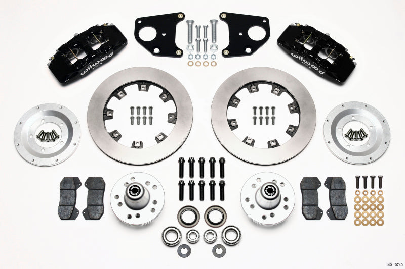 Wilwood DynaPro 6 12.19in Front Big Brake Hub Kit - Dodge Charger, Challenger, Plymouth Road Runner 1966-1972 (Drum Spindle)