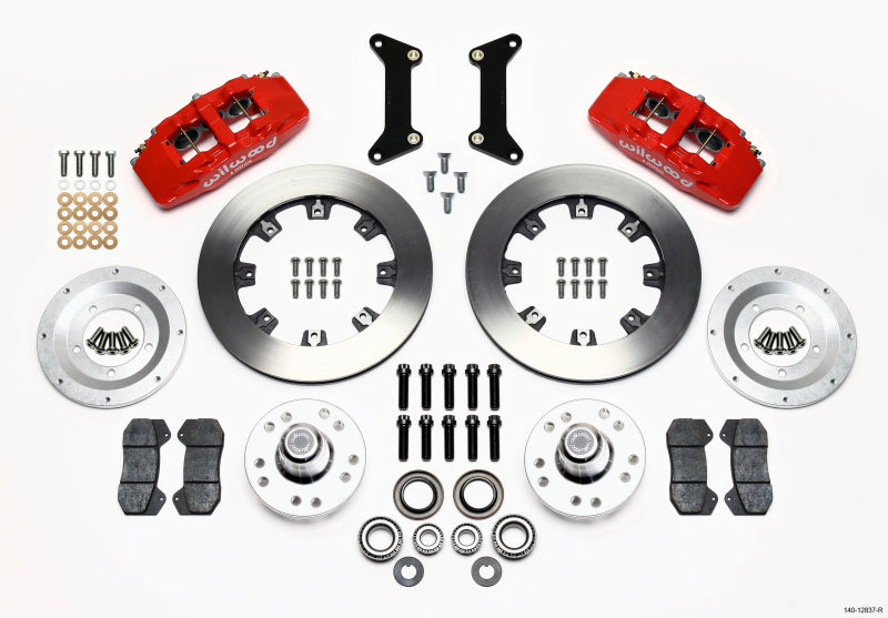 Wilwood Dynapro 6 Front BBK 12.19in - Chevrolet El Camino / Monte Carlo / S10 1979-2002 - Red