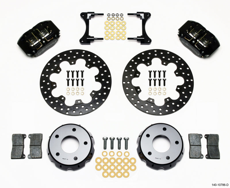 Wilwood Dynapro Radial 11.75in Drilled Front Drag Brake Kit - Chevrolet Camaro, Pontiac Firebird 1993-2002