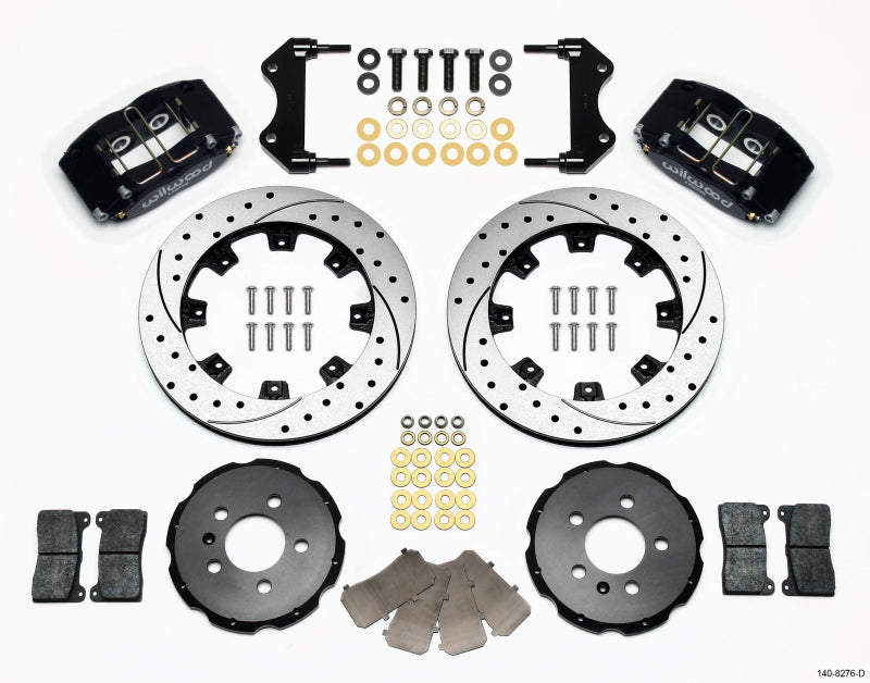 Wilwood Dynapro Radial Front BBK 12.19in - Audi TT / Volkswagen Golf / Jetta 1999-2006 - Drilled