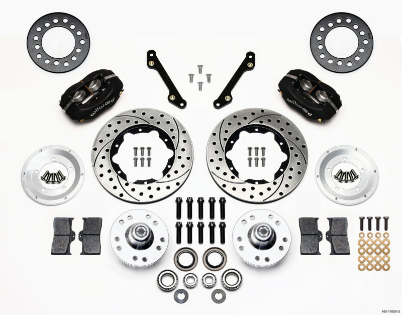 Wilwood Forged Dynalite Front BBK 11.00in - Chevrolet Camaro / Caprice / Pontiac Firebird 1979-1990 - Drilled