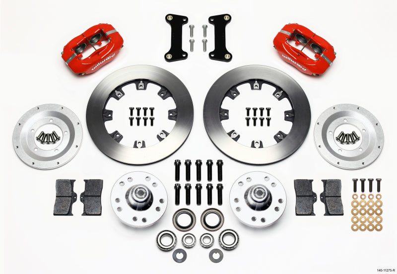 Wilwood Forged Dynalite Front BBK 12.19in - Chevrolet Camaro, Pontiac Firebird 1982-1992 - Red