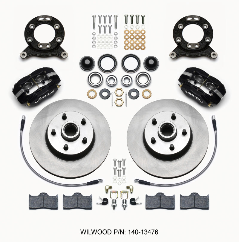 Wilwood Forged Dynalite-M Front BBK 11.30in - Ford Mustang / Mercury Cougar 1964-1970