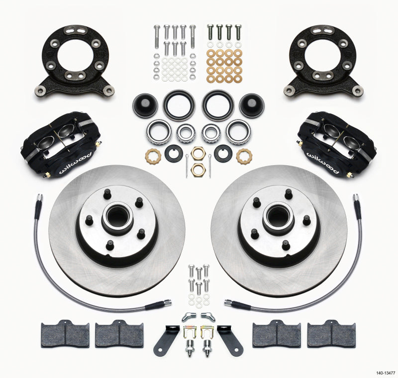 Wilwood Forged Dynalite-M Front BBK 11.30in - Ford Mustang / Mercury Cougar 1970-1974