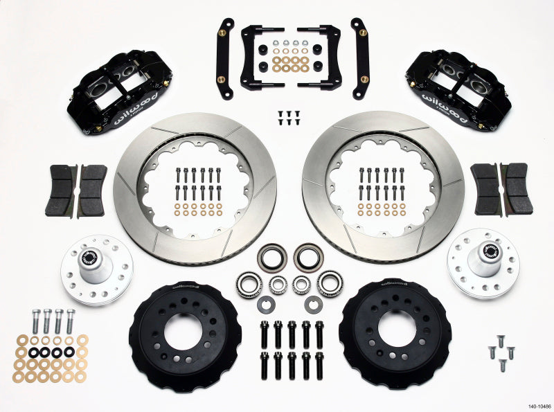 Wilwood Forged Narrow Superlite 6R 14in Front Big Brake Hub Kit - Chevrolet Camaro, Nova, Pontiac Firebird 1970-1978