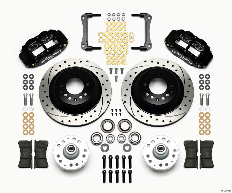 Wilwood Narrow Superlite 6R Front BBK 12.88in - Chevrolet Camaro / Caprice / Pontiac Firebird 1979-1990 - Drilled