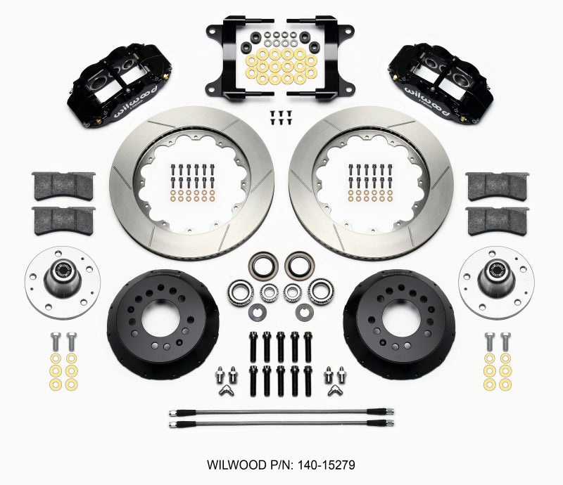 Wilwood Narrow Superlite 6R Front BBK 14.00in - Chevrolet Camaro, Pontiac Firebird 1982-1992