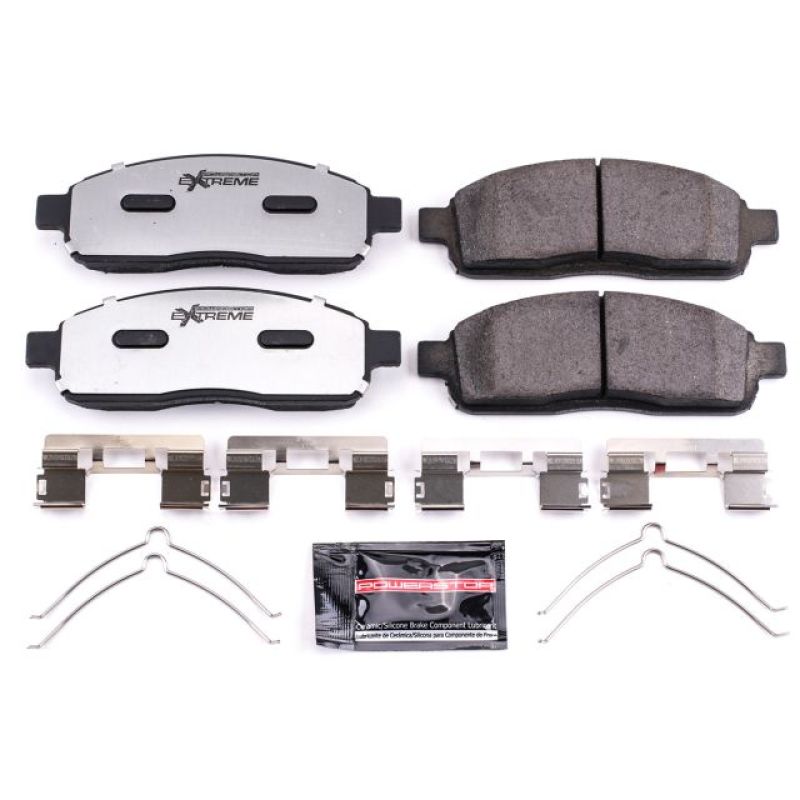 Power Stop 04-08 Ford F-150 Front Z36 Truck & Tow Brake Pads w/Hardware.