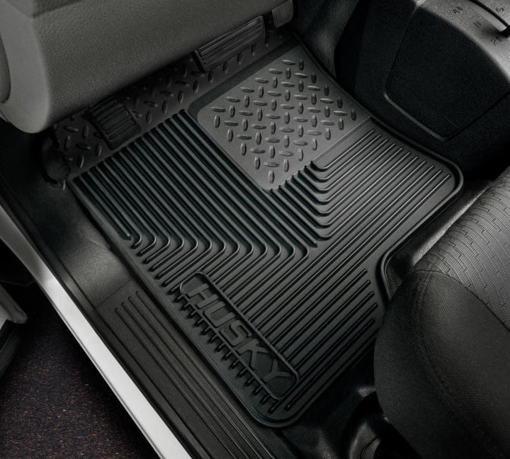 Husky Liners 88-98 Chevy/GMC C/K Series Truck/73-93 Dodge Ram Heavy Duty Black Front Floor Mats.