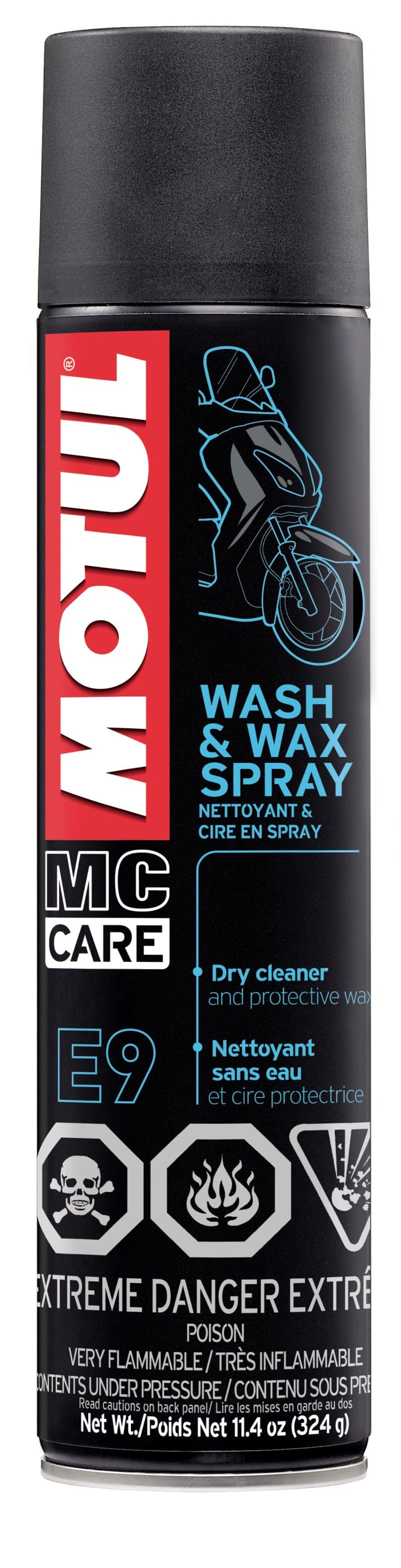 Motul 11.4oz Cleaners WASH & WAX - Body & Paint Cleaner.