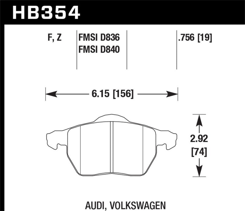 Hawk HPS Street Brake Pads.