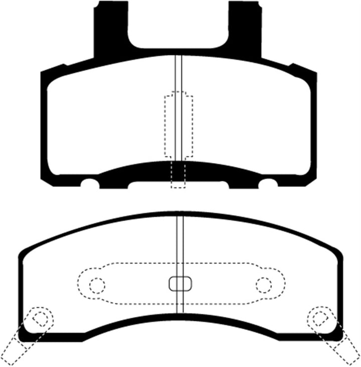 EBC 90-93 Chevrolet C20 8600 LB Greenstuff Front Brake Pads.