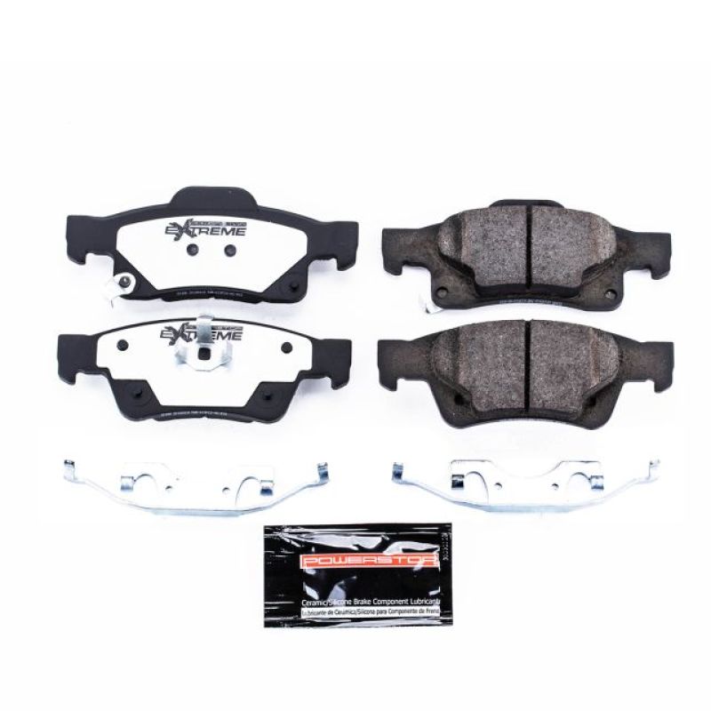 Power Stop 11-19 Dodge Durango Rear Z36 Truck & Tow Brake Pads w/Hardware.