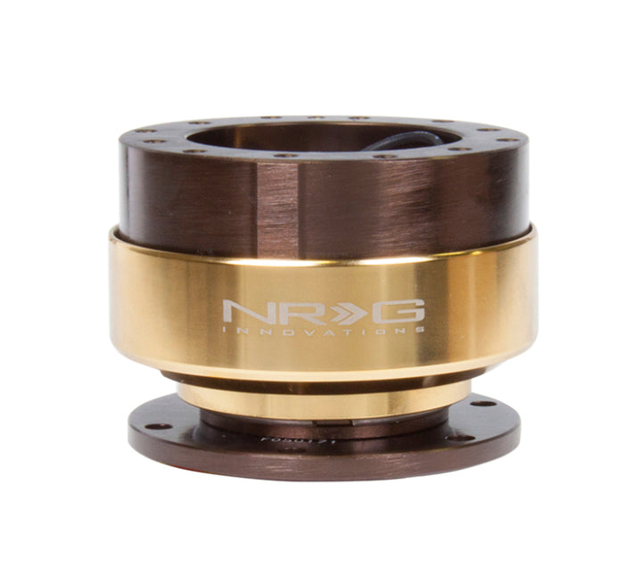NRG Quick Release Gen 2.0 - Bronze Body / Chrome Gold Ring.