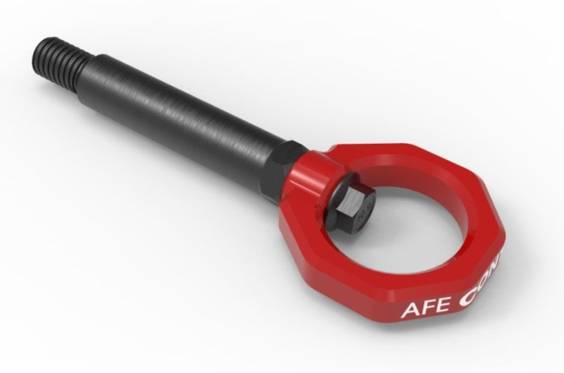 aFe Control Rear Tow Hook Red BMW F-Chassis 2/3/4/M.