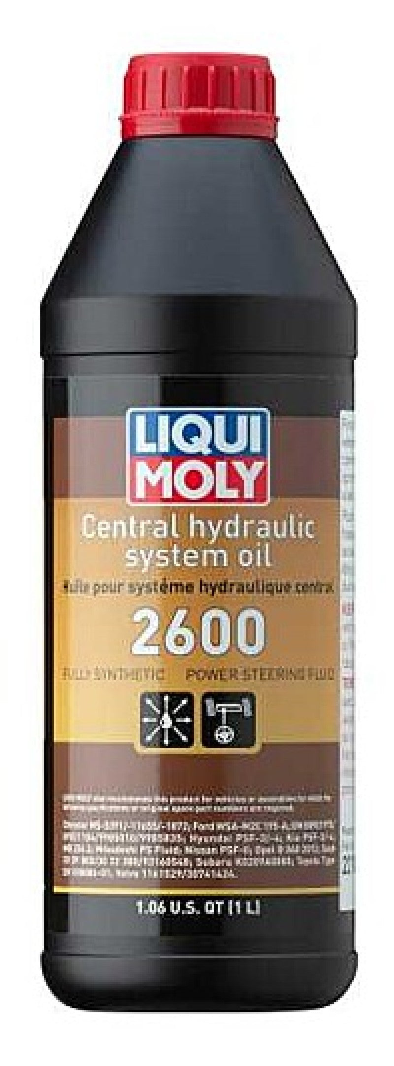 LIQUI MOLY 1L 2600 Central Hydraulic System Oil.