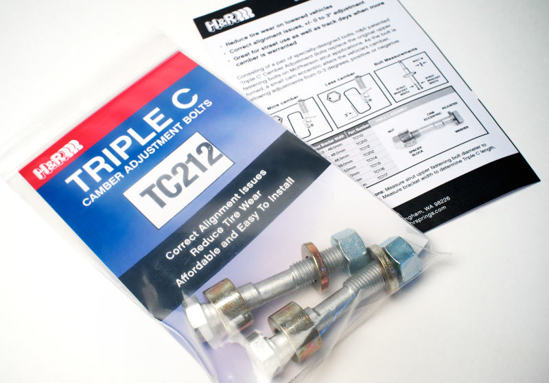 H&R TC212 Triple Camber Adjustment Bolts - 12mm.