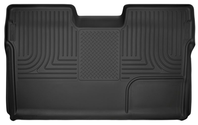 Husky Liners 09-14 Ford F-150 SuperCrew Cab X-Act Contour Second Row Seat Floor Liner - Black.