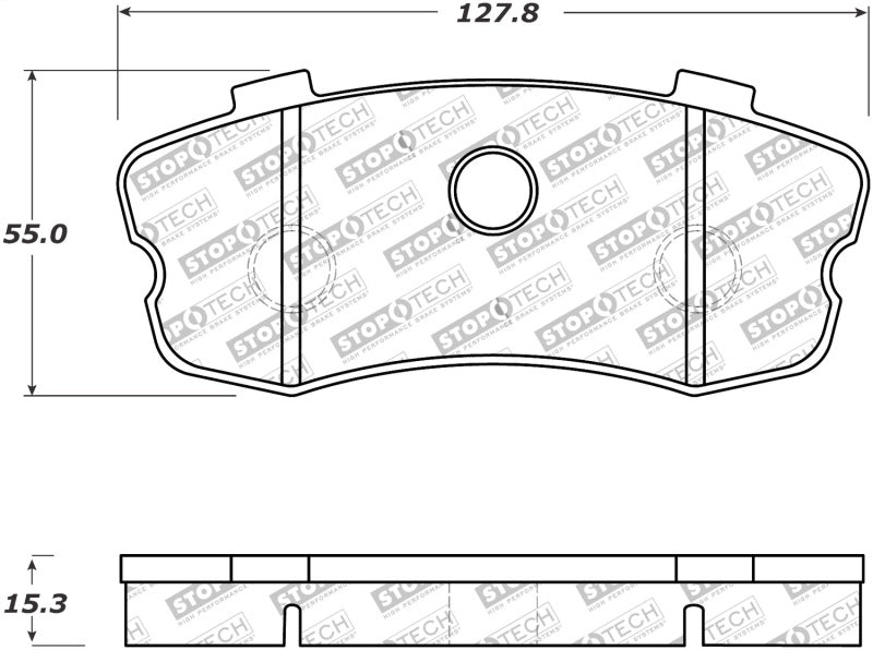 StopTech Performance 06-09 Chvy Corvette Z06 Rear Brake Pads.