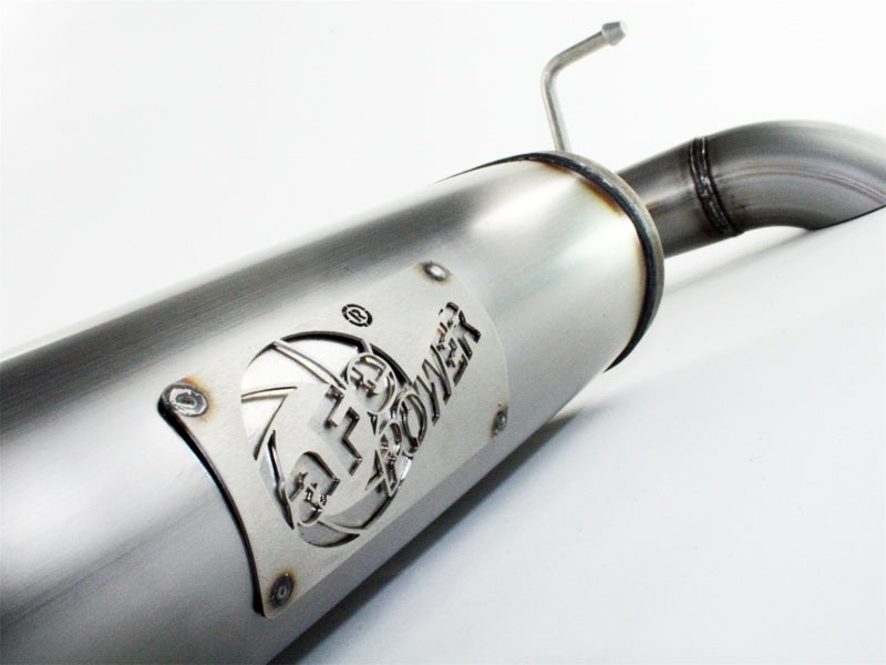 aFe MACHForce XP 07-17 Jeep Wrangler V6-3.6/3.8L 409 SS 2.5in Axle-Back Exhaust.