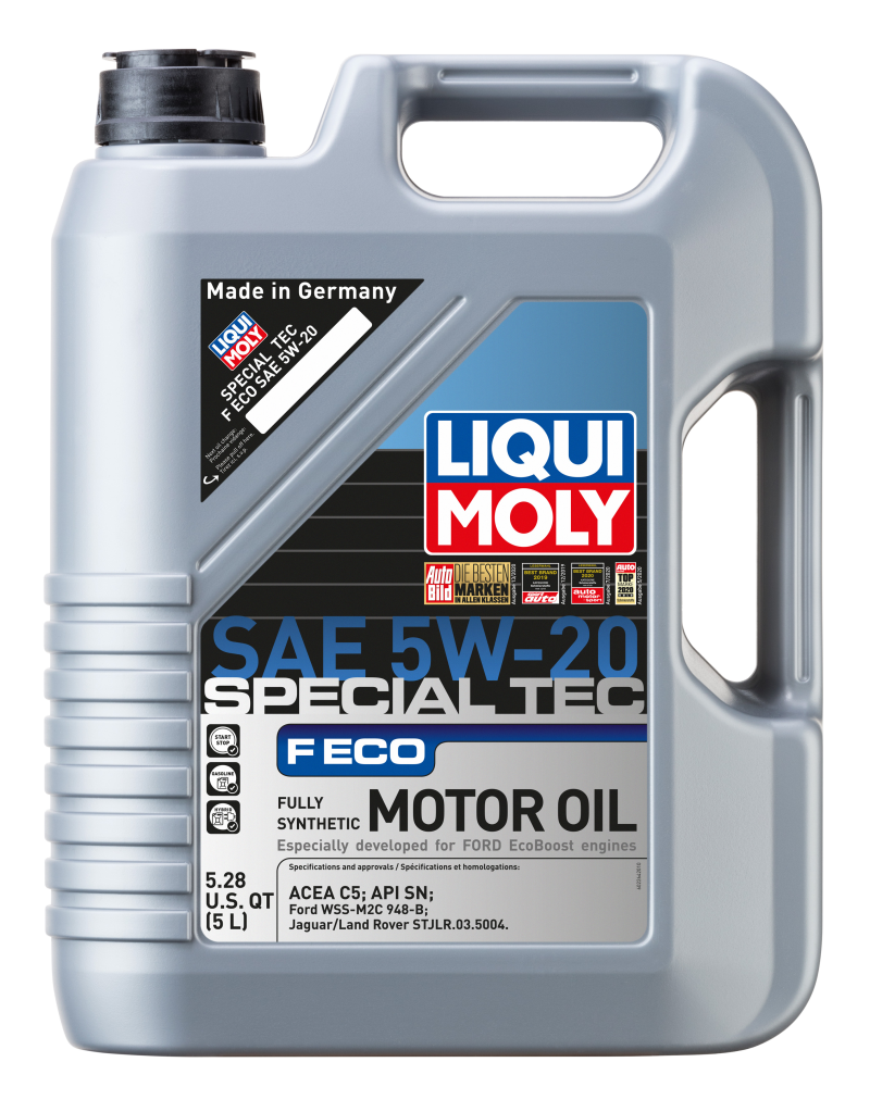 LIQUI MOLY 5L Special Tec F ECO Motor Oil SAE 5W20.