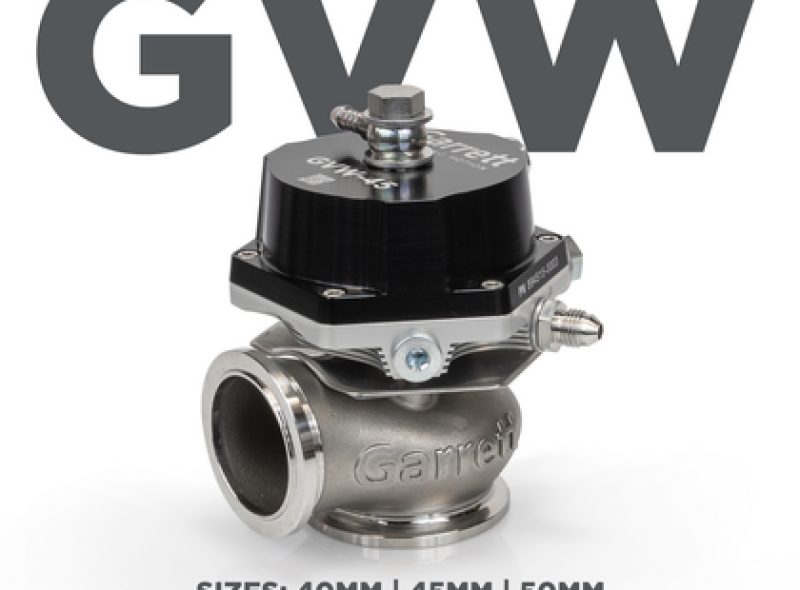 Garrett GVW-45 45mm Wastegate Kit - Black.