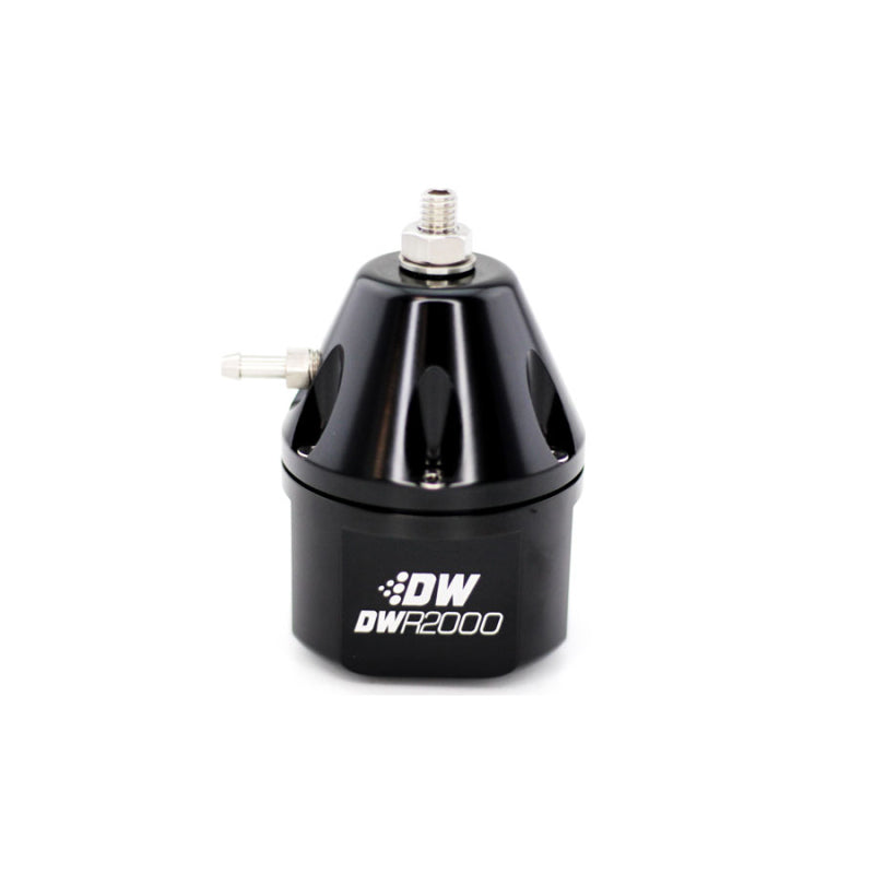 DeatschWerks DWR2000 Adjustable Fuel Pressure Regulator - Black.