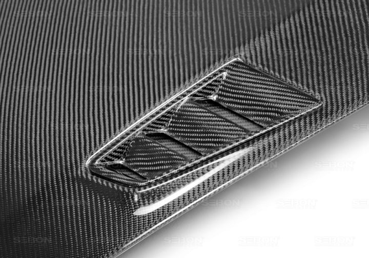 Seibon 06-10 Honda Civic 4 Door JDM / Acura CSX (FD1/2/3/5) MG II Carbon Fiber Hood.