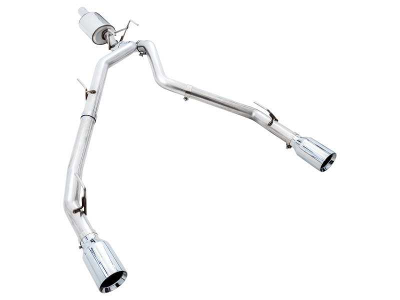 AWE Tuning 09-18 RAM 1500 5.7L (w/Cutouts) 0FG Dual Rear Exit Cat-Back Exhaust - Chrome Silver Tips.