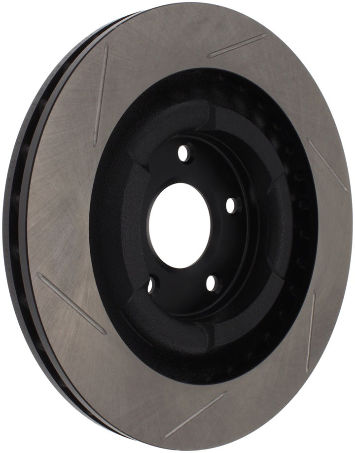 StopTech Power Slot 06-10 Chevrolet Corvette Front Left Slotted Rotor.