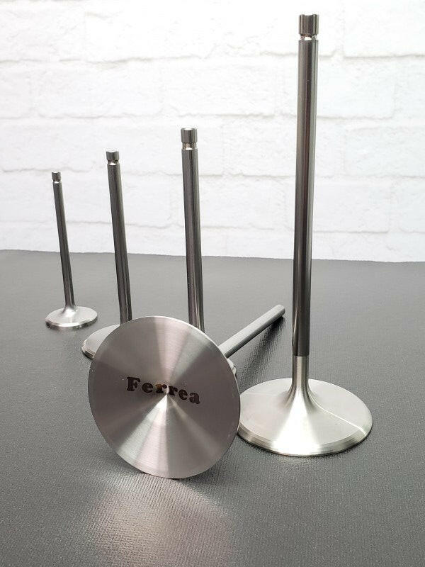 Ferrea Chevy/Chry/Ford SB 1.6in 11/32in 5.04in 0.29in 15 Deg +.100 Ti Comp Exhaust Valve - Set of 8.